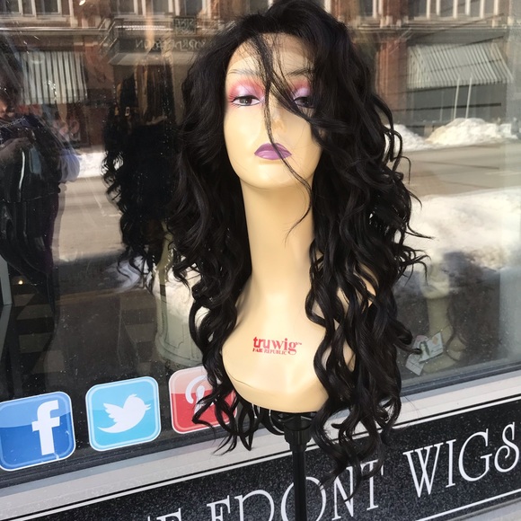 Wig Long Curly Swisslace Lacefront Wig 2020 main image 8